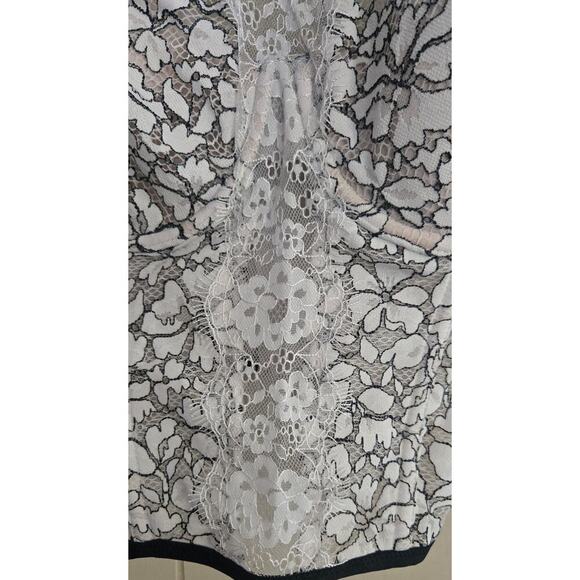 Victoria's Secret Black & White Laced Fitted Blouse/Corset/Bustier 36C - Picture 2 of 10